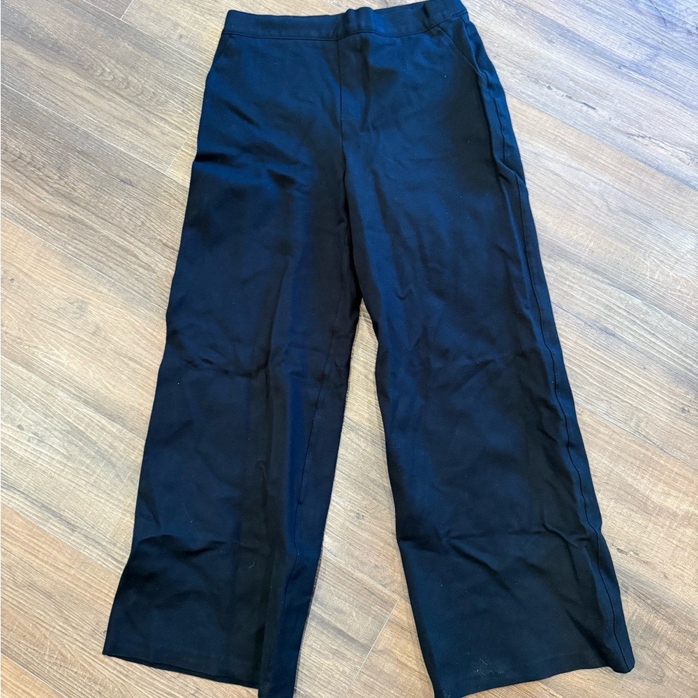 SPANX Women’s Wide Leg  Classic Black Dress Pants